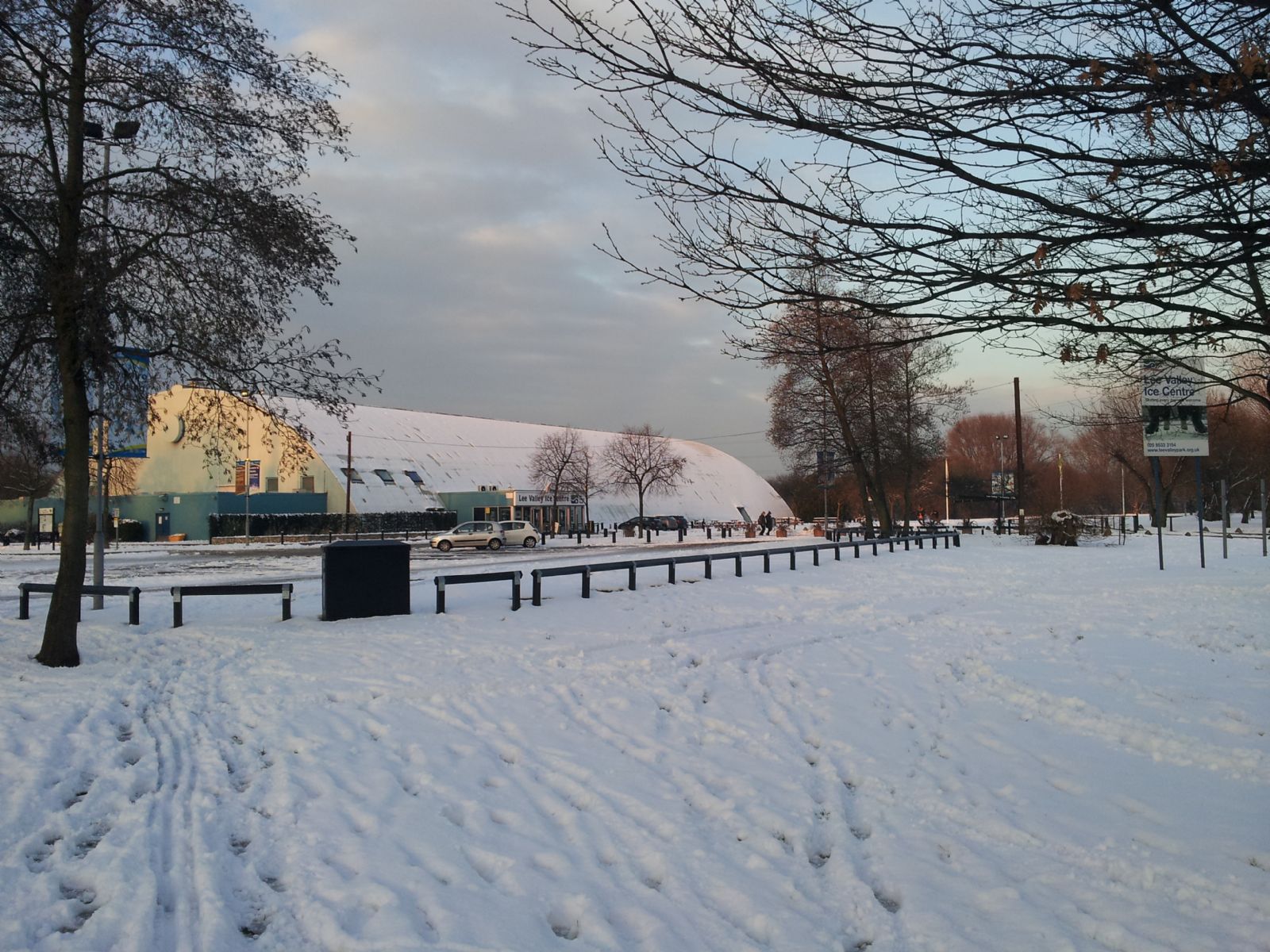 Snow in London